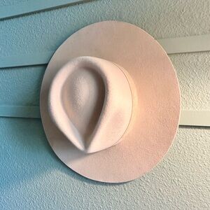 Lack of Color beige wide brim hat